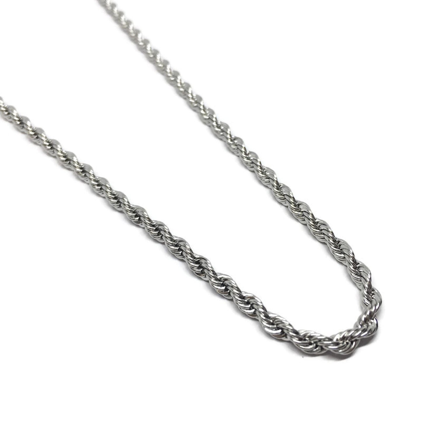 18K Gold Plated Rope Chain Necklace