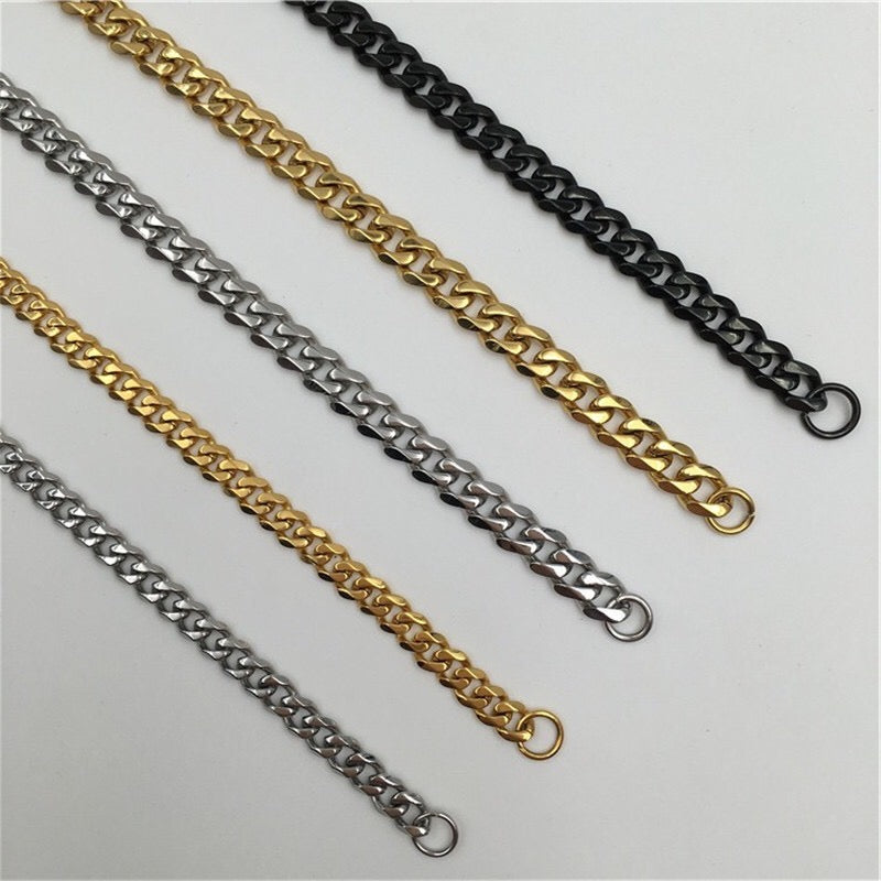Titanium Steel Cuban Chain Necklace