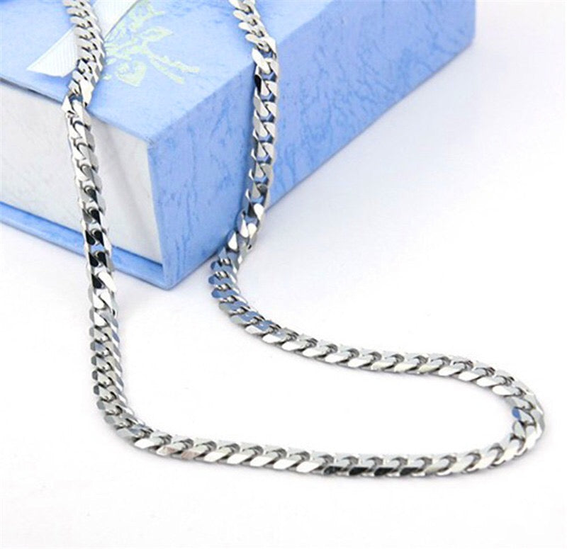 Titanium Steel Cuban Chain Necklace