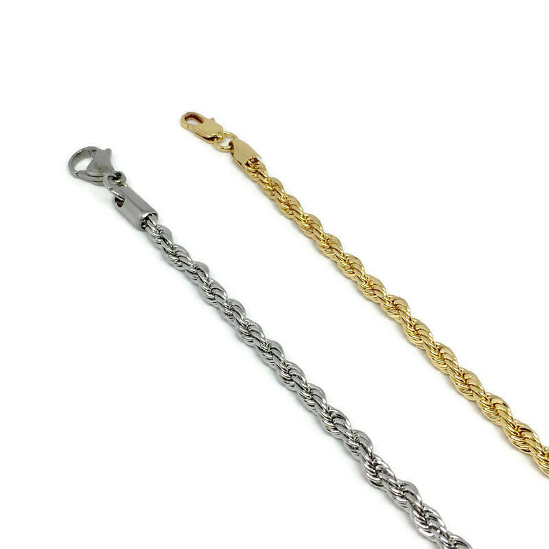 Stainless Steel Rope Chain Bracelet