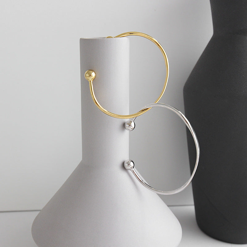 925 Sterling Silver Simple Bangle