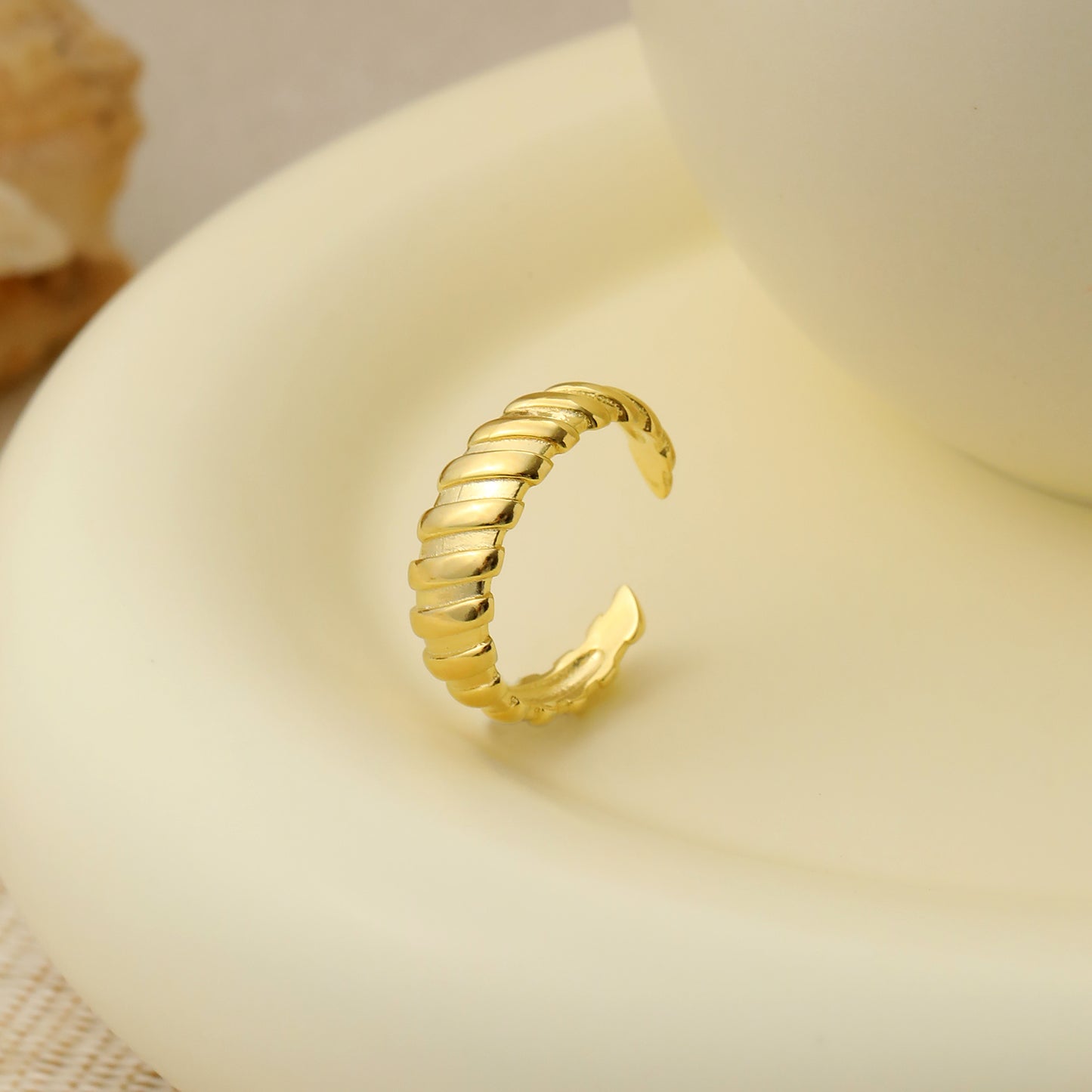 925 Sterling Silver Street Style Gear Ring