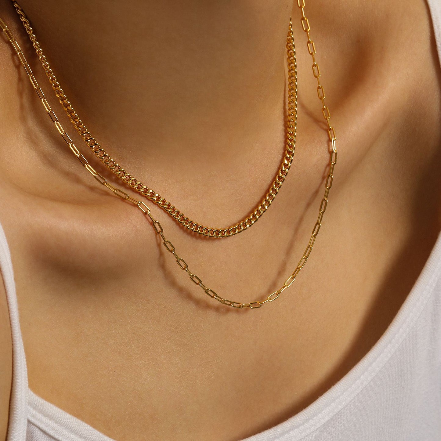 925 Sterling Silver Simple Geometric Choker
