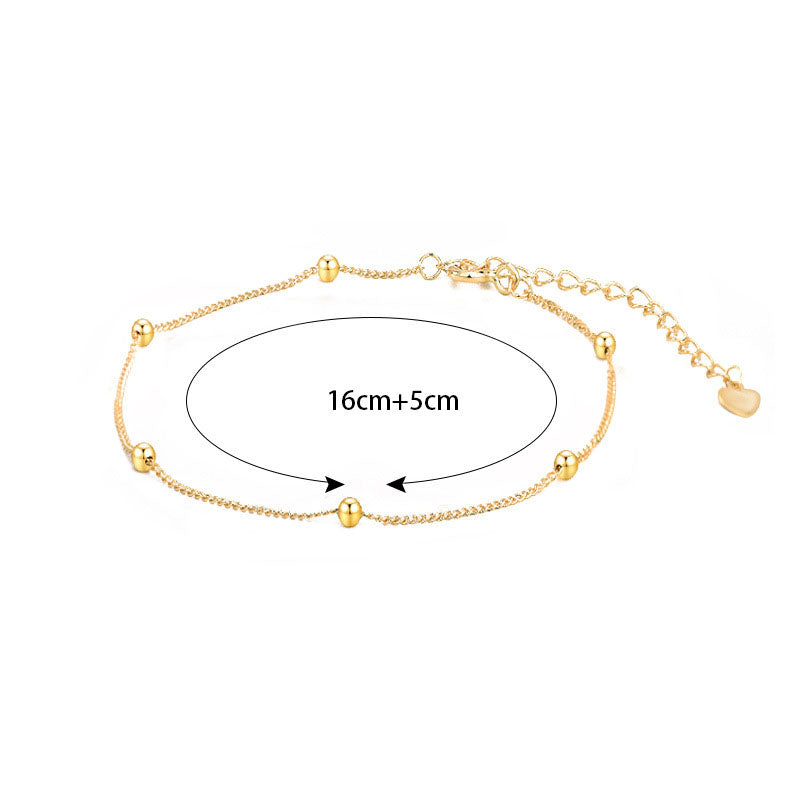 925 Sterling Silver Mini Beads Bracelet