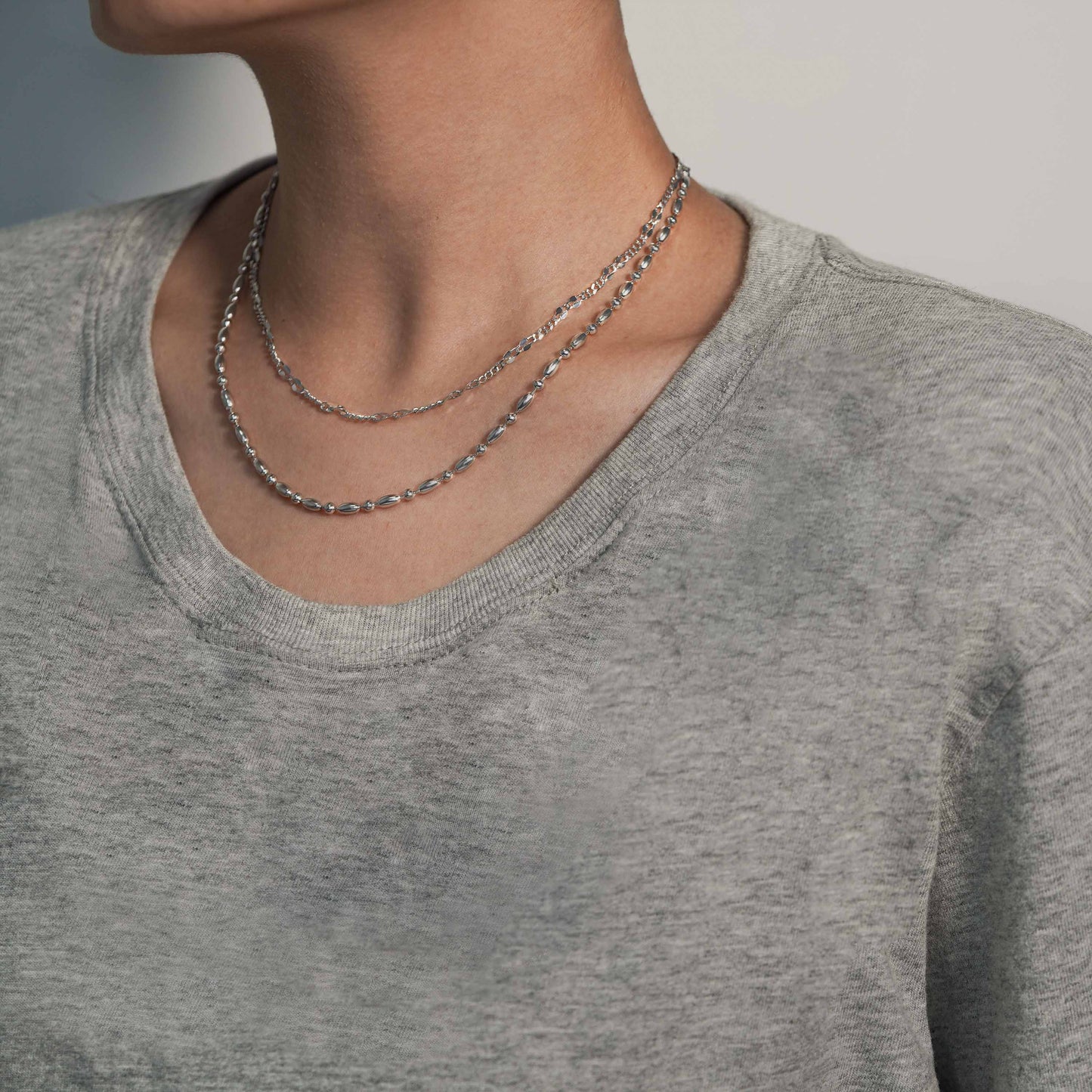 925 Sterling Silver Golden Chain Necklace