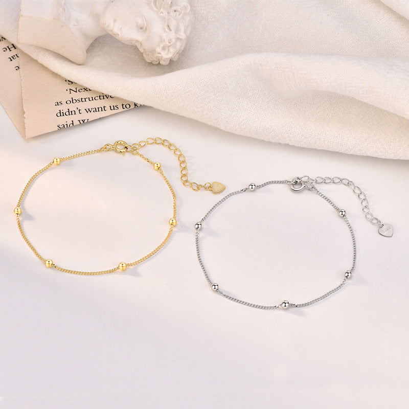 925 Sterling Silver Mini Beads Bracelet