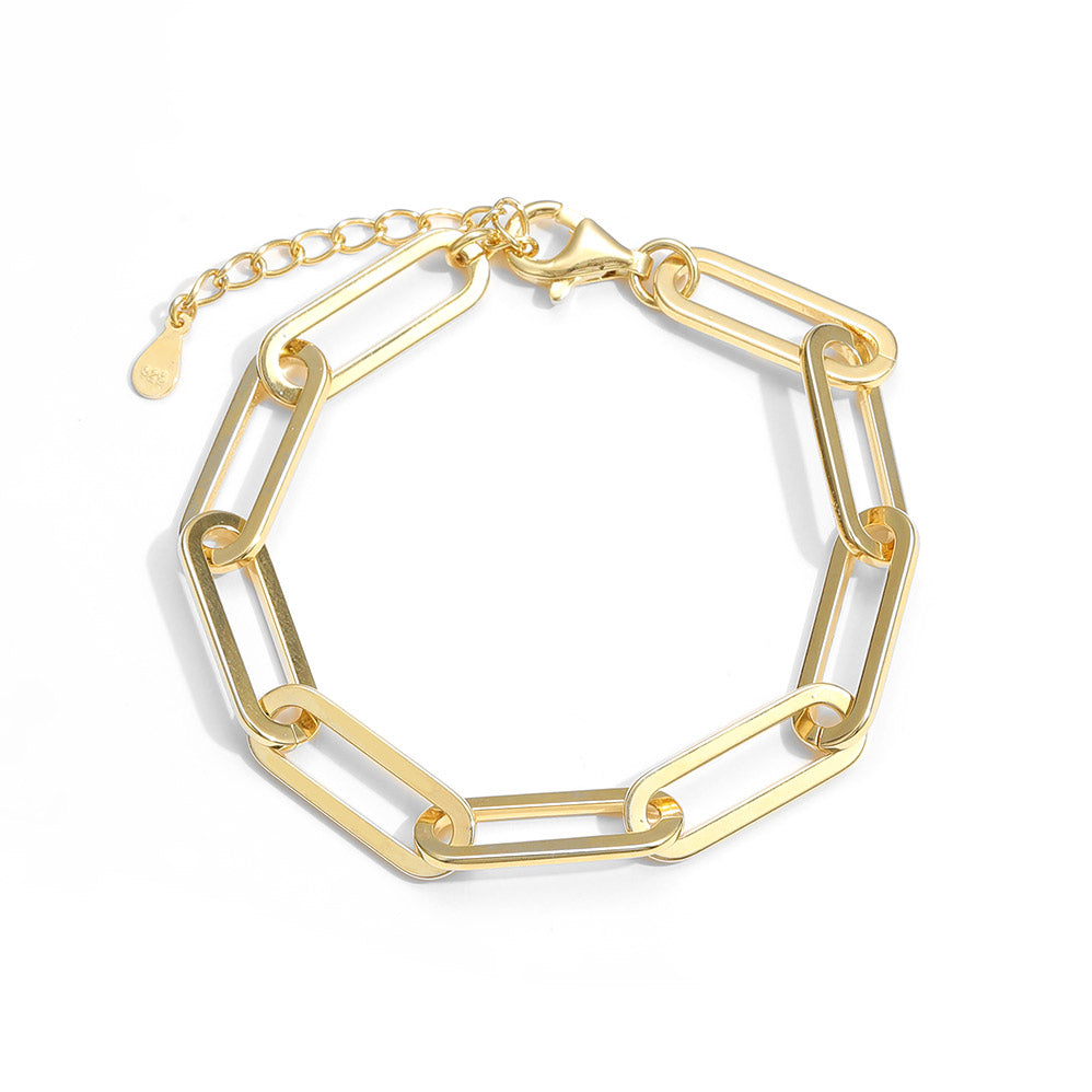 925 Sterling Silver Holiday Chain Bracelet