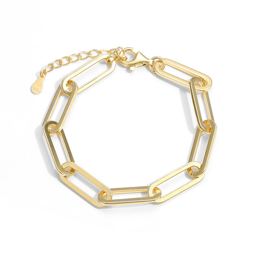 925 Sterling Silver Holiday Chain Bracelet