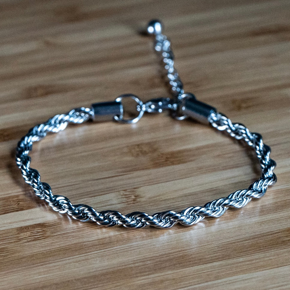 Stainless Steel Rope Chain Bracelet